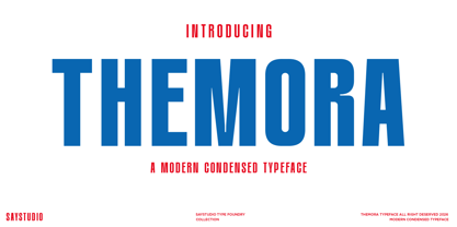 Themora Font Poster 1