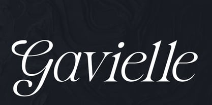 Gavielle Font Poster 1