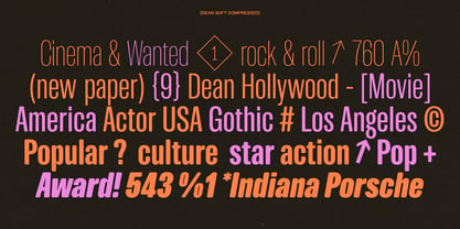 Dean Soft VF Font Poster 11