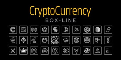 Cryptocurrency Font Poster 6