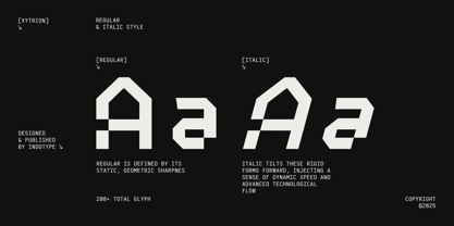 IT Xytrion Font Poster 2