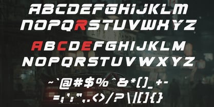 Horizon Drift Font Poster 9