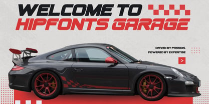 Horizon Drift Font Poster 4