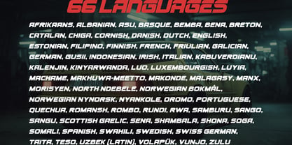 Horizon Drift Font Poster 6