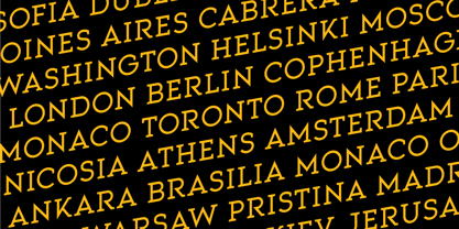 Trakya Slab Font Poster 11