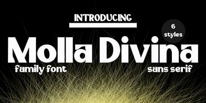 Molla Divina Font Poster 1