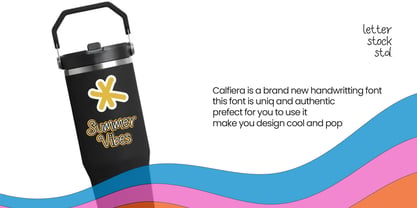 Calfiera Font Poster 2