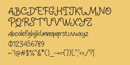 Calfiera Font Poster 4