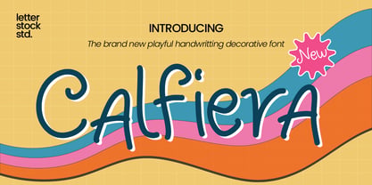 Calfiera Font Poster 1