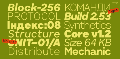 Cluster Font Poster 3