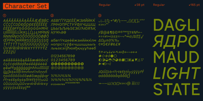 Cluster Font Poster 7