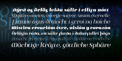 Valkiria Font Poster 5