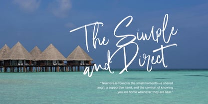 Natural Outside Font Poster 11