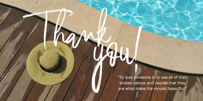 Natural Outside Font Poster 10