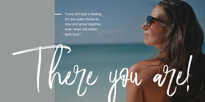 Natural Outside Font Poster 4