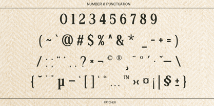 Patcher Font Poster 10