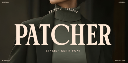 Patcher Font Poster 1
