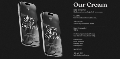 Anglica Serif Font Poster 2
