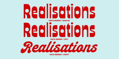 Pasta Monday Font Poster 3