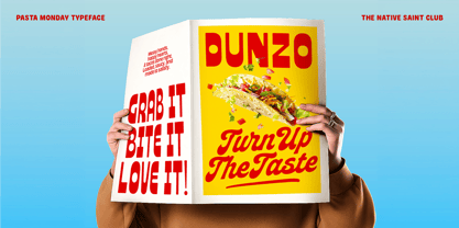 Pasta Monday Font Poster 8