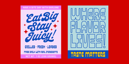 Pasta Monday Font Poster 12