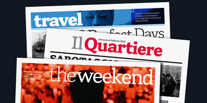 Herald News Font Poster 2