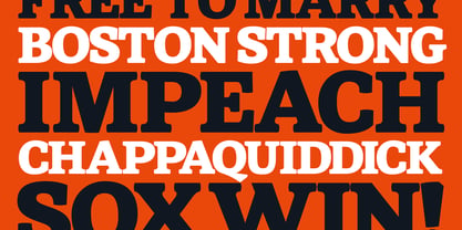 Herald News Font Poster 3