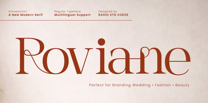 Roviane Font Poster 1