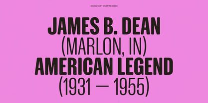 Dean Soft Font Poster 6