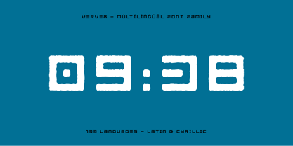 Vervex Font Poster 7