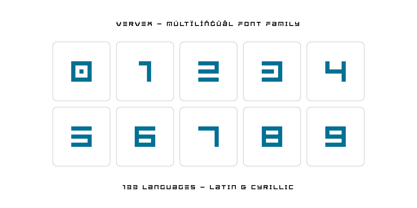 Vervex Font Poster 11