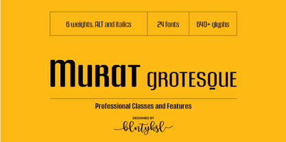 Murat Grotesque Font Poster 1