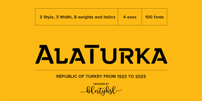 Alaturka Font Poster 1
