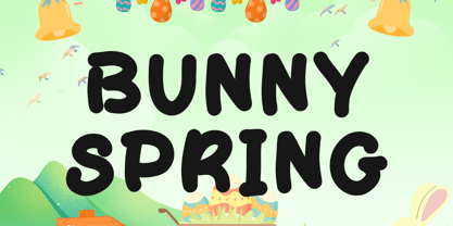 Easter Sprinkle Font Poster 3