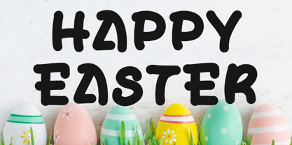 Easter Sprinkle Font Poster 2