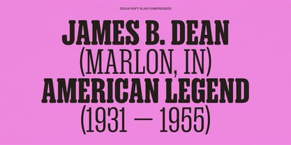 Dean Soft Slab Font Poster 6