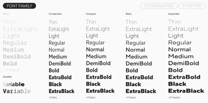 TT Norms Pro Font Poster 4