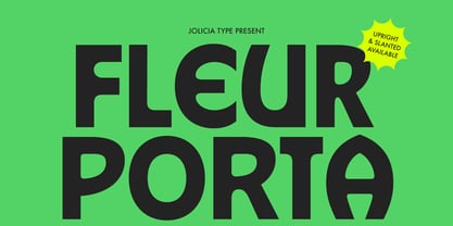 Fleur Porta Font Poster 1