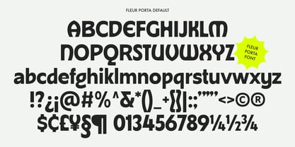 Fleur Porta Font Poster 10