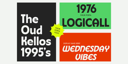 Fleur Porta Font Poster 7