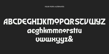 Fleur Porta Font Poster 11