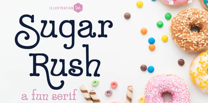 ZP Sugar Rush Font Poster 3