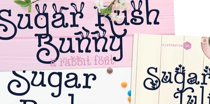 ZP Sugar Rush Font Poster 1