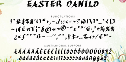 Easter Danilo Font Poster 6