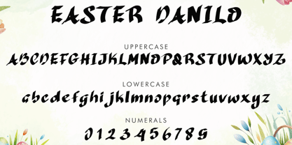Easter Danilo Font Poster 5