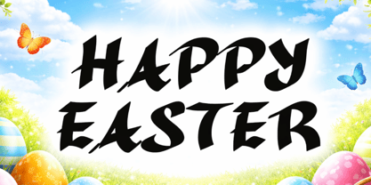 Easter Danilo Font Poster 2