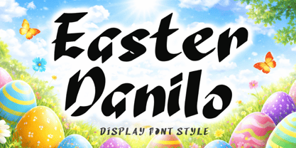 Easter Danilo Font Poster 1