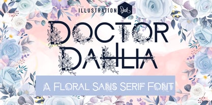 ZP Doctor Dahlia Font Poster 1