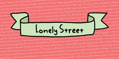 Lonely Street Font Poster 1