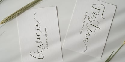 Wamolye Script Font Poster 2